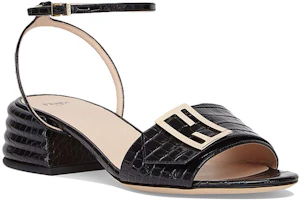 Lookbook (W) Fendi Promenade 'Sandal Tumit Tinggi Tali Lebar Hitam' 8X7091TC3F0QA1