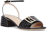 Lookbook (W) Fendi Promenade ''Sandali Neri a Tacco Alto con Cinturino Largo'' 8X7091TC3F0QA1