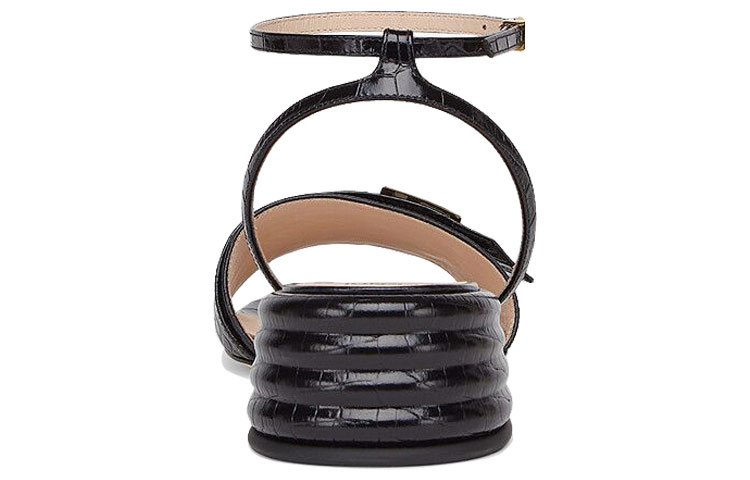 Purchase (W) Fendi Promenade ''Sandali Neri a Tacco Alto con Cinturino Largo'' 8X7091TC3F0QA1