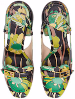 Shop (W) Fendi Promenade Hak Tinggi Mules 'Floral Colorblock' 8J7066AAXKF0FGH