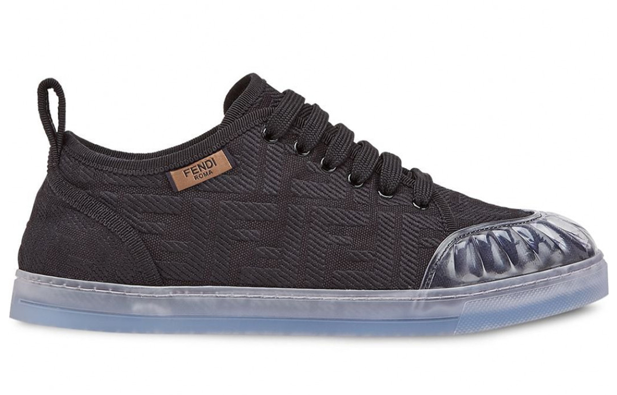 (W) Fendi Retro Canvas Low 'Black' 圖 2