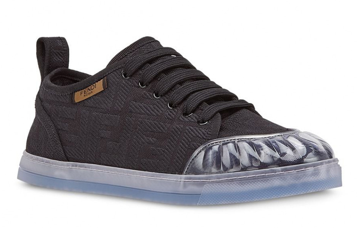 (W) Fendi Retro Canvas Low 'Black' 圖 3