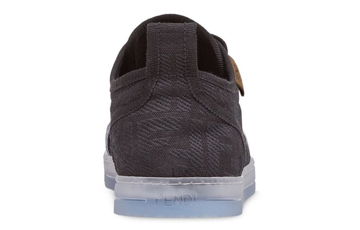 (W) Fendi Retro Canvas Low 'Black' 圖 5