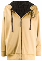 (Women) FENDI Reversible Zip-Up Hoodie Jacket Yellow FAF142ADH9F1BGV (Women) FENDI Reversible Zip-Up Hoodie Jacket Yellow FAF142ADH9F1BGV