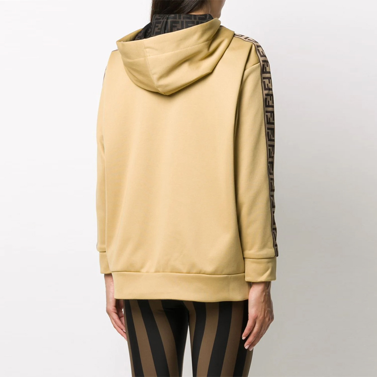 (Women) FENDI Reversible Zip-Up Hoodie Jacket Yellow FAF142ADH9F1BGV 圖 5