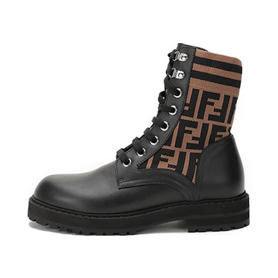(W) Fendi Rockoko Black FF Motif