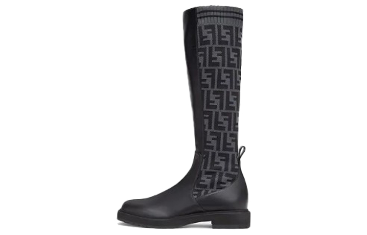 (W) Fendi Rockoko Boots 'Black Grey'