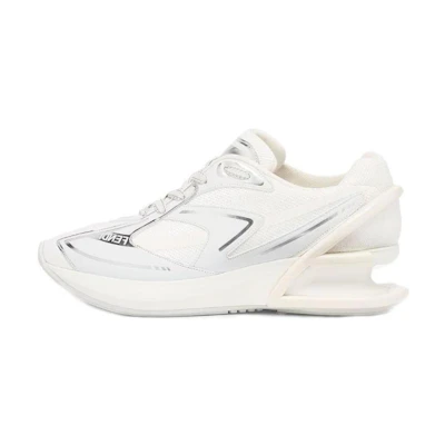 (W) Fendi Round Toe Lace-Up Low-Top 'White'