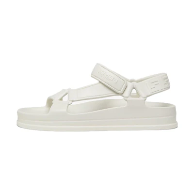 (W) Fendi Rubber Logo Slide 'White'