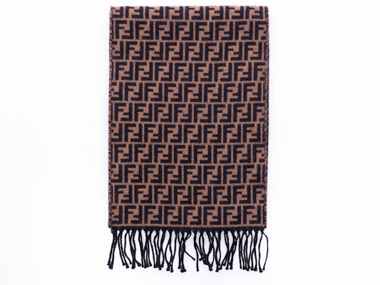 (Women) FENDI Scarf with Classic FF Pattern and Tassel Detailing FXS366A4Z4F0 Buy (Women) FENDI Scarf with Classic FF Pattern and Tassel Detailing FXS366A4Z4F0