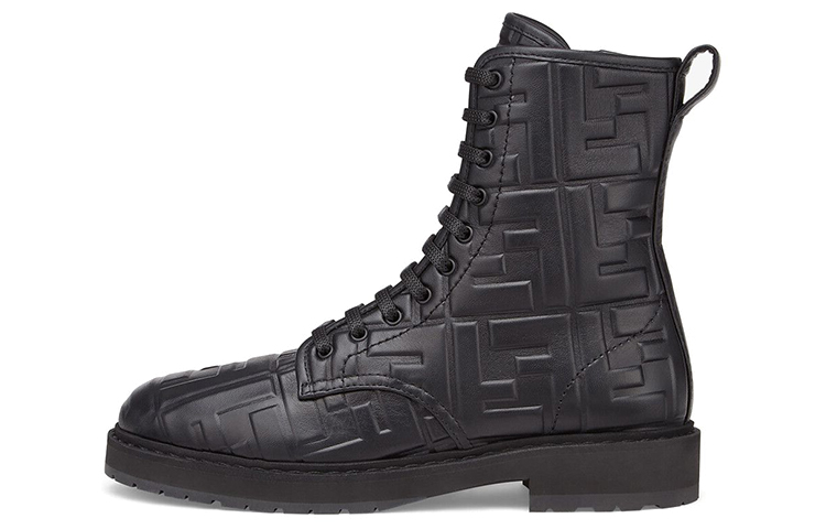(Women) Fendi Sheepskin Leather Ankle Boots 'Black' 8T8018AADSF0QA1