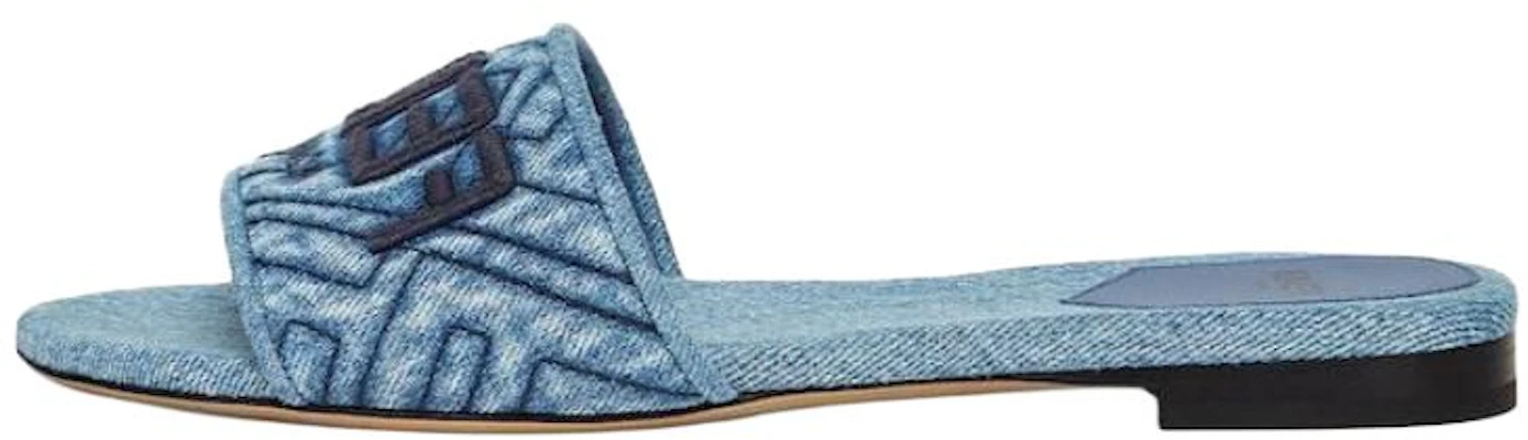 (Women) FENDI Signature Blue Slide Sandals - Stylish & Versatile Comfort. 8R8092AQY3F1OW0 Buy (Women) FENDI Signature Blue Slide Sandals - Stylish & Versatile Comfort. 8R8092AQY3F1OW0