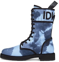 (Women) Fendi Signature Canvas Moto Boot 'Light Blue' 8T8114AF5IF1DVJ (Women) Fendi Signature Canvas Moto Boot 'Light Blue' 8T8114AF5IF1DVJ
