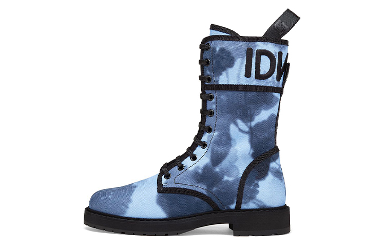 (Women) Fendi Signature Canvas Moto Boot 'Light Blue' 8T8114AF5IF1DVJ