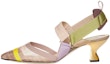 Buy (W) Fendi Slide-on Mule Tumit Tinggi 'Merah Jambu' 8J6716AJZ3F1JFL