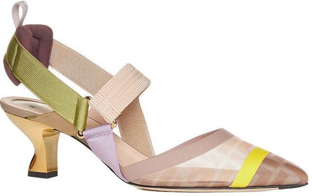 (Women) Fendi Slide-on Mule High Heels 'Pink' 8J6716AJZ3F1JFL Lookbook (Women) Fendi Slide-on Mule High Heels 'Pink' 8J6716AJZ3F1JFL