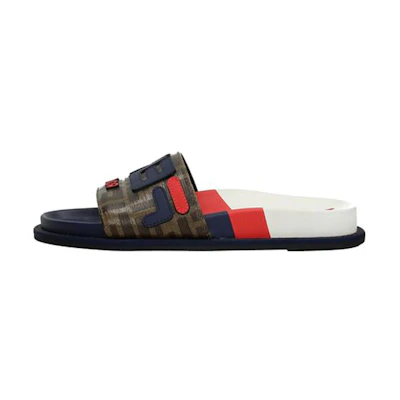 (W) Fendi Slide 'Brown Monogram'