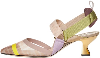 (Women) Fendi Slide-on Mule High Heels 'Pink' 8J6716AJZ3F1JFL (Women) Fendi Slide-on Mule High Heels 'Pink' 8J6716AJZ3F1JFL