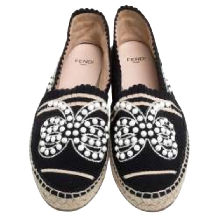 (W) Fendi Slip-On 'Fashion Black White' 圖 5