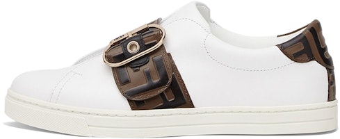(Women) Fendi Slip-On Leather 'FF All Over Buckle' 8E6734A83JF17M7 (Women) Fendi Slip-On Leather 'FF All Over Buckle' 8E6734A83JF17M7