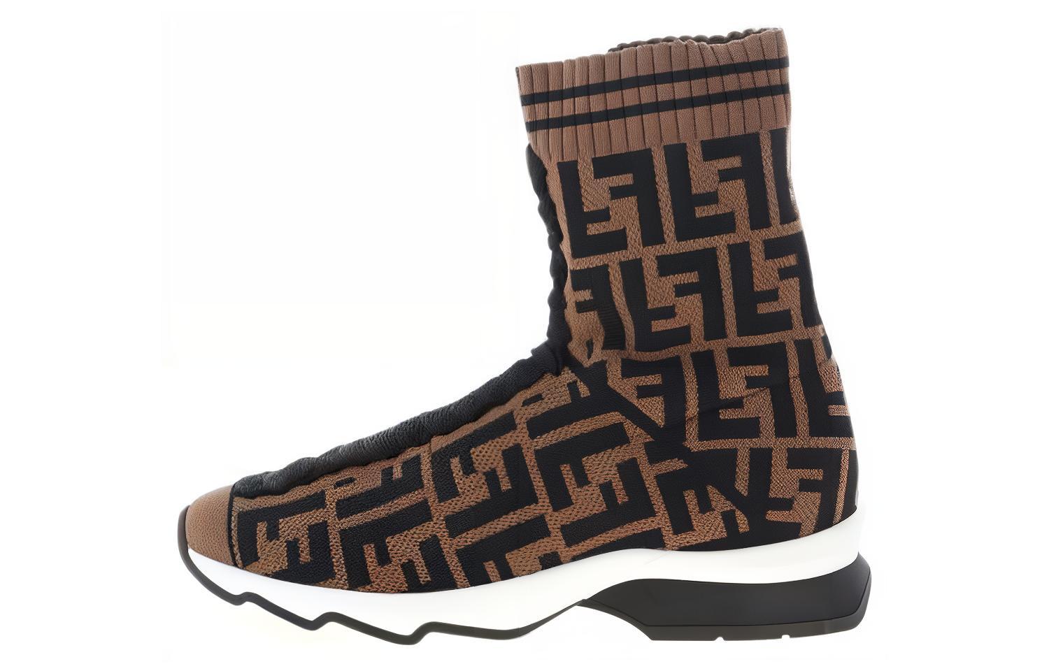 (W) Fendi Slip-On Mid 'Black'