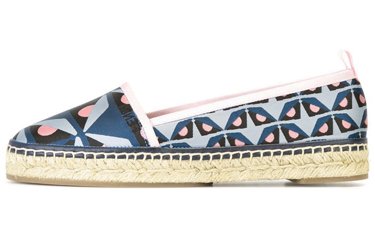 (W) Fendi Slip-On 'Blue Black Print'