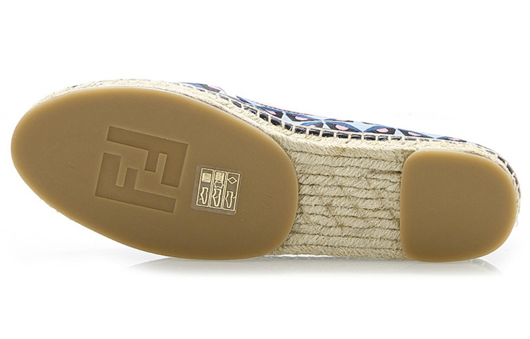 (W) Fendi Slip-On 'Blue Black Print' 圖 5