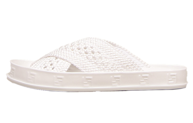 (W) Fendi Slipper 'Reflection White'