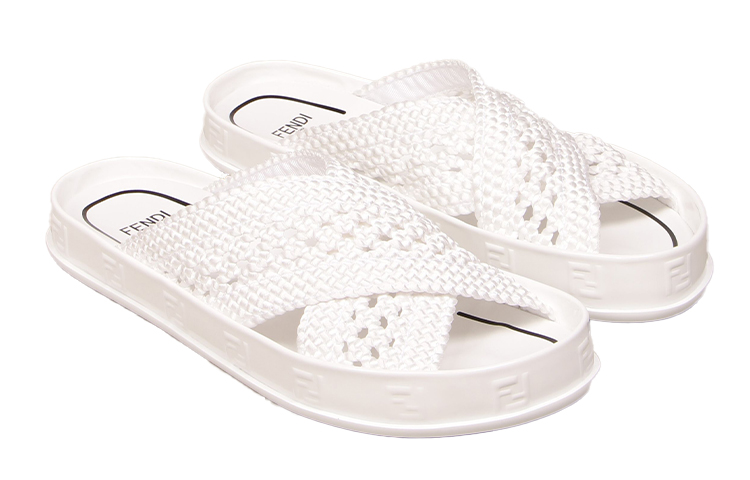 (W) Fendi Slipper 'Reflection White' 圖 2