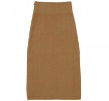 (Women) FENDI Solid Color Knit Midi Skirt in Khaki. FZQ642AHE6F1ENR (Women) FENDI Solid Color Knit Midi Skirt in Khaki. FZQ642AHE6F1ENR