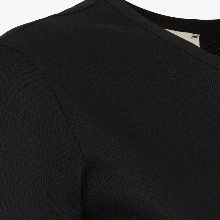 (Women) FENDI Solid Color Logo Print Short Sleeve T-Shirt SS23  Regular Fit FS8110ANQMF0ZNM 圖 10