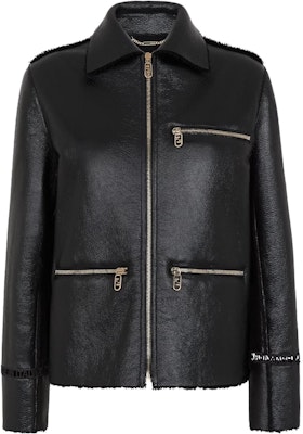 (W) FENDI 女士純色方領拉鍊休閒外套 - 黑色 FM5354AQA4F0GME Order (W) FENDI 女士純色方領拉鍊休閒外套 - 黑色 FM5354AQA4F0GME