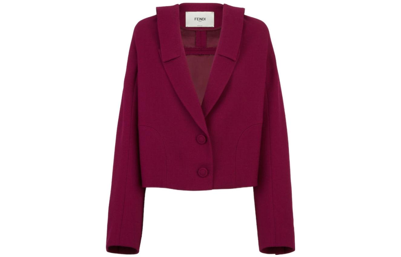 (Women) Fendi Solid Single-Breasted Casual Jacket FJ7464AXAUF1MTW