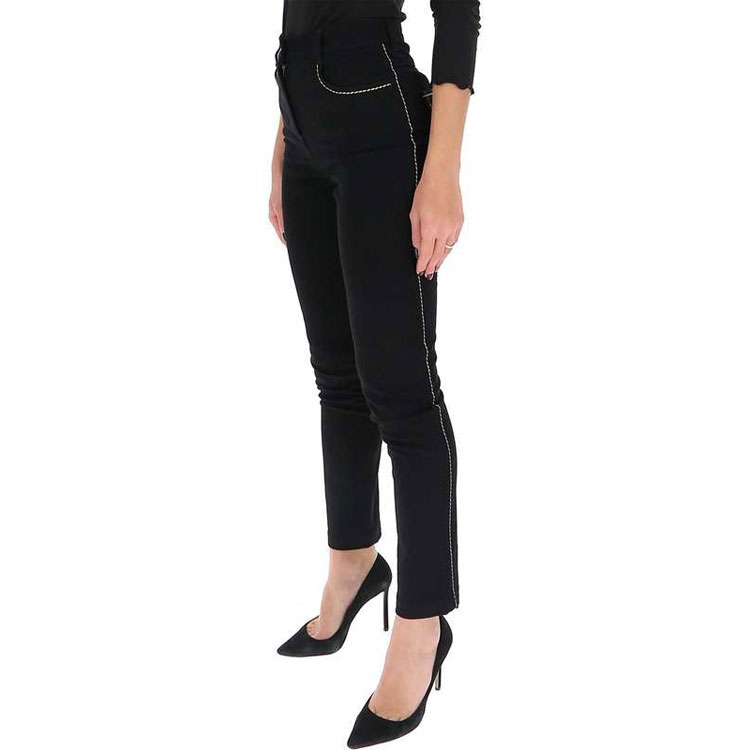 Sizing (W) FENDI SS21 黑色休闲牛仔裤 FLP673AC44F0GME