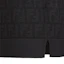 Sizing (W) FENDI SS21 Baju-T Hitam Rajut dengan Cetakan Logo FF. FZY934-ABWQF0GME