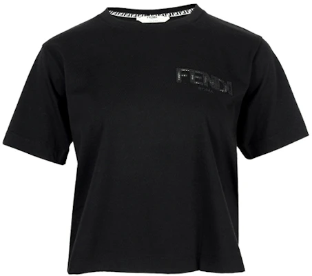 (W) FENDI SS21 黑色Logo印花短袖圓領T恤。 FS7389AFLTF0GME Buy (W) FENDI SS21 黑色Logo印花短袖圓領T恤。 FS7389AFLTF0GME