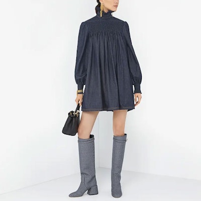 (Women) FENDI SS21 Blue Cotton Long-Sleeve Dress. FLD529AC5JF1BGW Shop (Women) FENDI SS21 Blue Cotton Long-Sleeve Dress. FLD529AC5JF1BGW