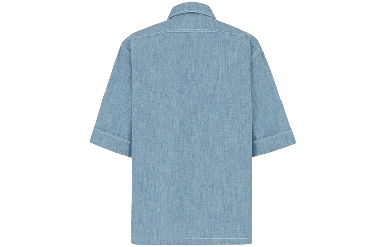 Lookbook (W) FENDI 2021春夏款休闲浅蓝色短袖衬衫 FLF641AFLMF1D3B