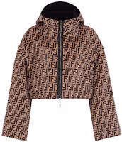 Lookbook (Women) FENDI SS21 Reversible Hooded Wool Jacket with Pockets Black. FJ6993A5HDF0GME