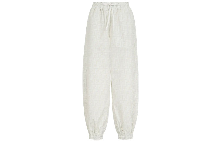 Order (W) FENDI SS21 白色尼龍休閒運動長褲 FAB228AERVF0C00