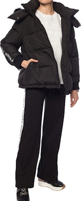 (Women) FENDI SS22 Black Logo Print Hooded Fur Collar Jacket. FAA432A8WUF0GME Purchase (Women) FENDI SS22 Black Logo Print Hooded Fur Collar Jacket. FAA432A8WUF0GME