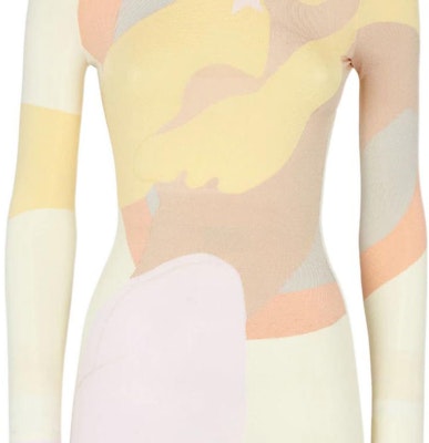 (Women) FENDI SS22 Cropped Long-Sleeve Ribbed Edge Dress Multicolor. FZD945AJTGF0W0H Cheap (Women) FENDI SS22 Cropped Long-Sleeve Ribbed Edge Dress Multicolor. FZD945AJTGF0W0H