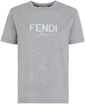 (W) 펜디 SS22 그레이 빅 로고 반팔 크루넥 티셔츠. FS7254ALCAF1IHH Buy (W) 펜디 SS22 그레이 빅 로고 반팔 크루넥 티셔츠. FS7254ALCAF1IHH