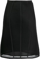 (Women) FENDI SS22 High-Waisted Mesh Midi Skirt in Black. FQ7114A9ENF0GME (Women) FENDI SS22 High-Waisted Mesh Midi Skirt in Black. FQ7114A9ENF0GME