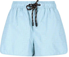 (Women) FENDI SS22 Patterned Lace-Up Casual Shorts Blue FAB279AGOBF1HTD (Women) FENDI SS22 Patterned Lace-Up Casual Shorts Blue FAB279AGOBF1HTD