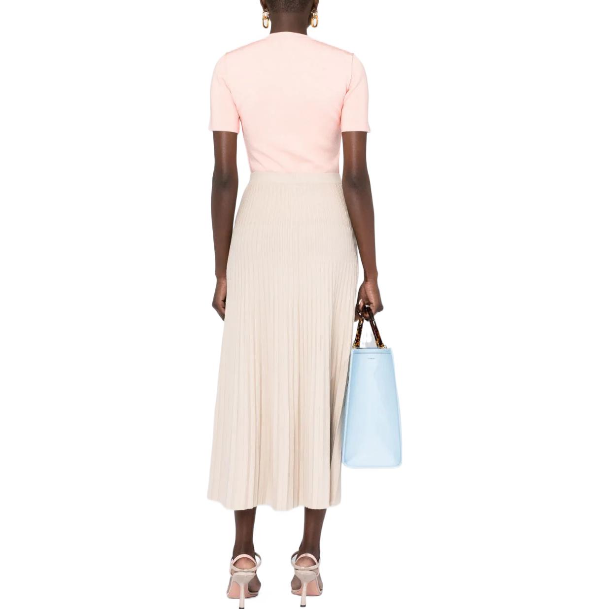 Shop (W) Camiseta Rosa de Manga Corta Cuello Redondo FENDI SS22. FZX811AJTHF11AS