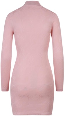 (Women) FENDI SS22 Pink High-Neck Slim-Fit Long Sleeve Dress FZDA28AJFEF11AS Lookbook (Women) FENDI SS22 Pink High-Neck Slim-Fit Long Sleeve Dress FZDA28AJFEF11AS
