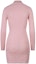 Lookbook (Women) FENDI SS22 Pink High-Neck Slim-Fit Long Sleeve Dress FZDA28AJFEF11AS