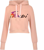 (Women) FENDI SS22 Pink Letter Print Pullover Sweatshirt. FS7516AJXFF11AS (Women) FENDI SS22 Pink Letter Print Pullover Sweatshirt. FS7516AJXFF11AS