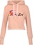 Buy (Women) FENDI SS22 Pink Letter Print Pullover Sweatshirt. FS7516AJXFF11AS